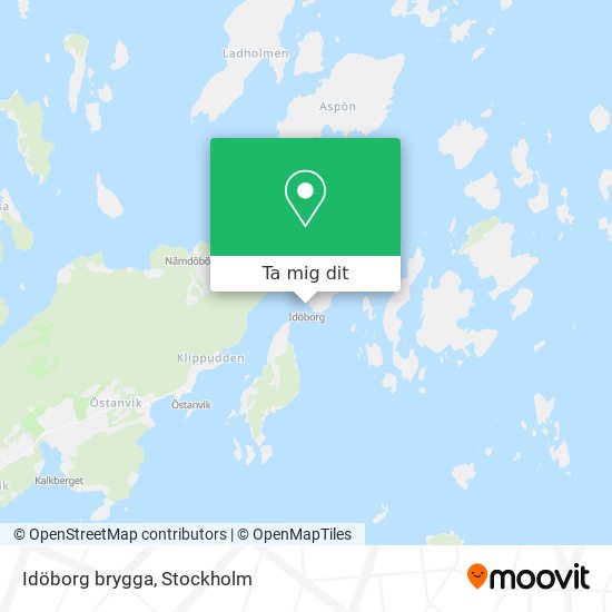 Idöborg brygga karta