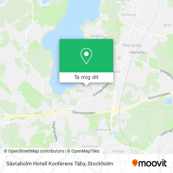 Såstaholm Hotell Konferens Täby karta