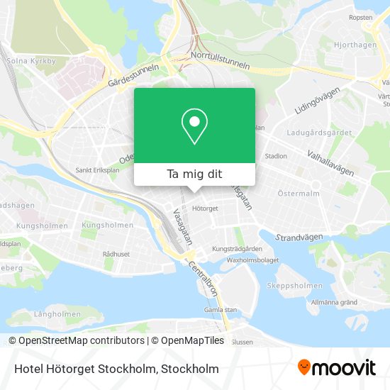 Hotel Hötorget Stockholm karta