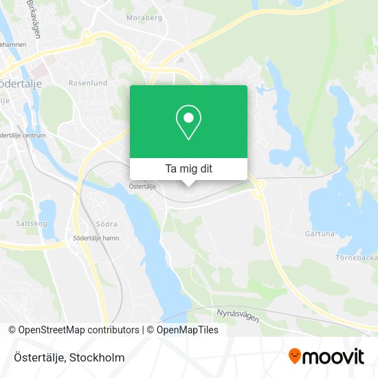 Östertälje karta