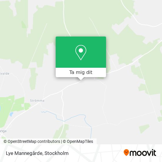 Lye Mannegårde karta