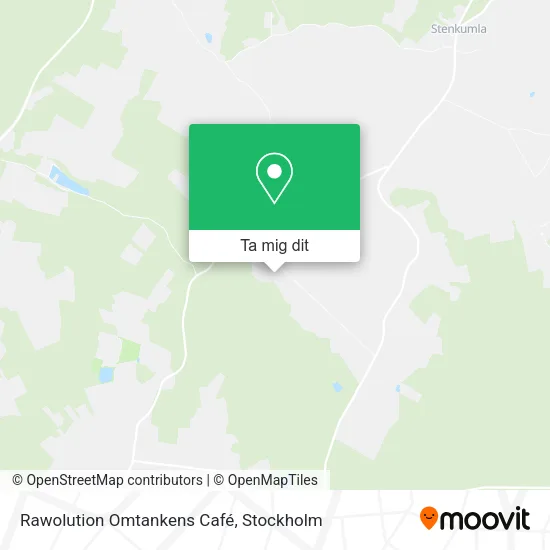 Rawolution Omtankens Café karta