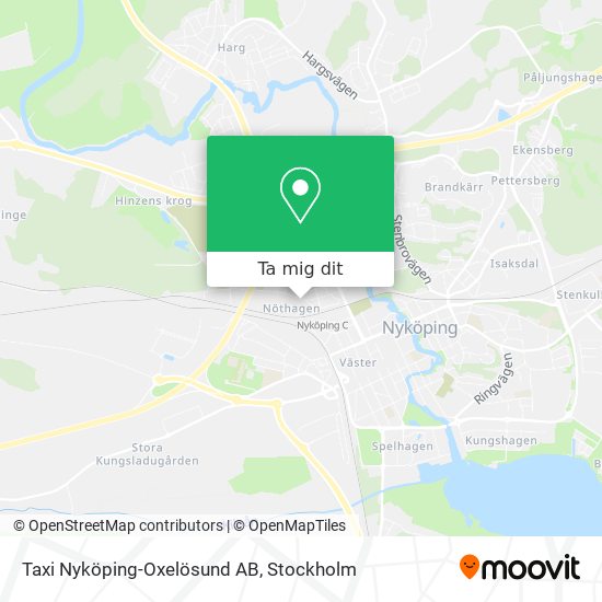 Taxi Nyköping-Oxelösund AB karta