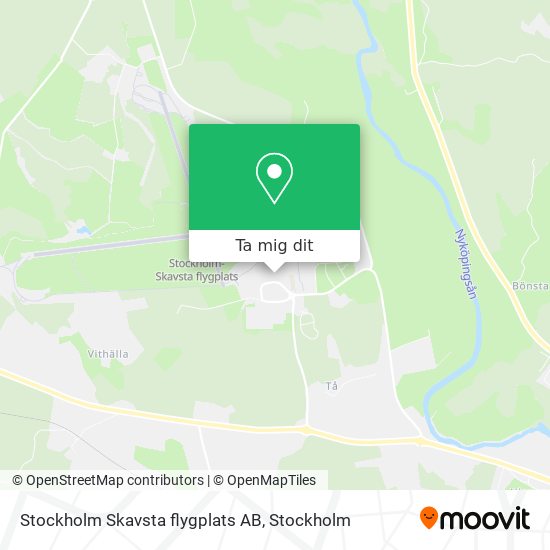 Stockholm Skavsta flygplats AB karta
