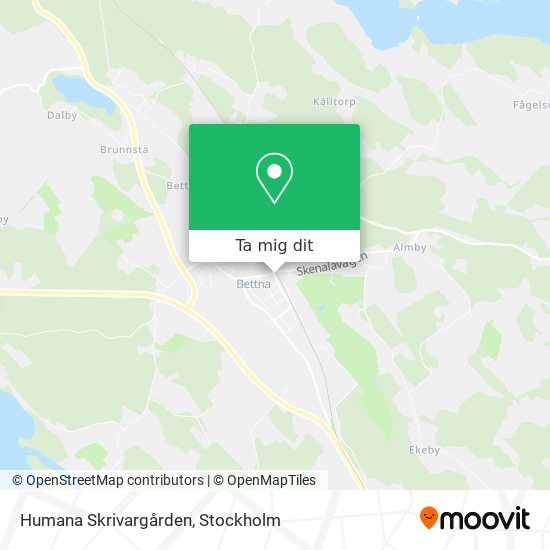 Humana Skrivargården karta