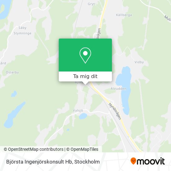 Björsta Ingenjörskonsult Hb karta