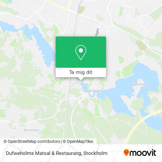 Dufweholms Matsal & Restaurang karta