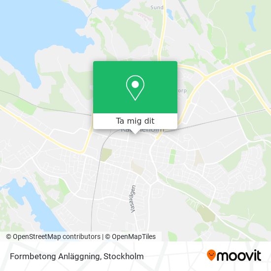 Formbetong Anläggning karta