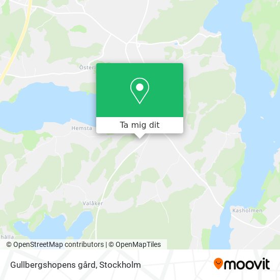 Gullbergshopens gård karta