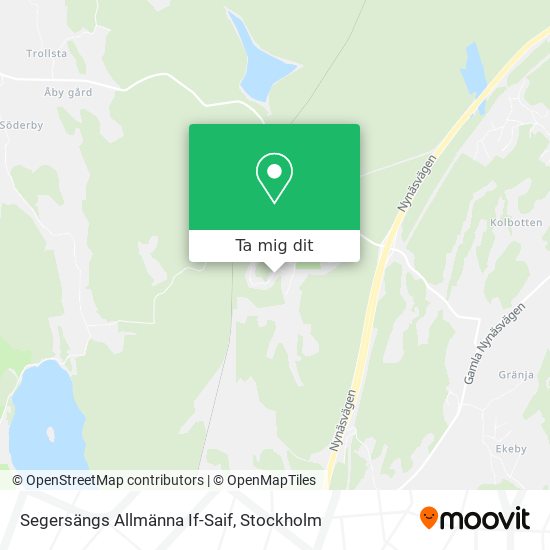 Segersängs Allmänna If-Saif karta