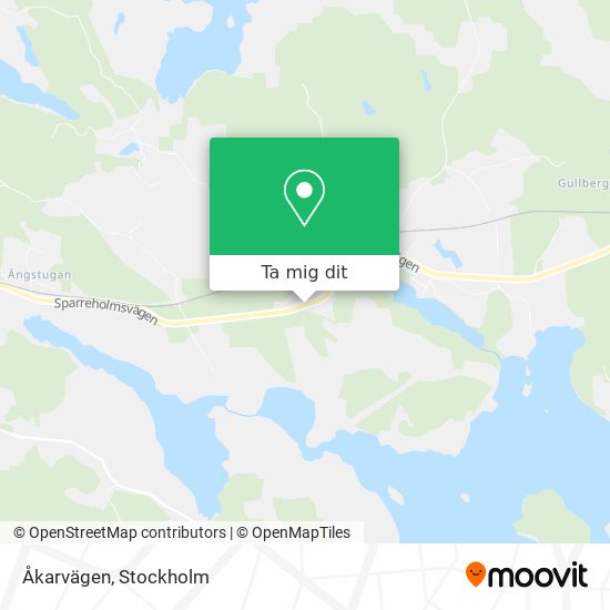 Åkarvägen karta