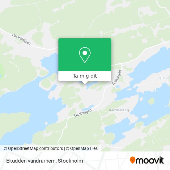 Ekudden vandrarhem karta