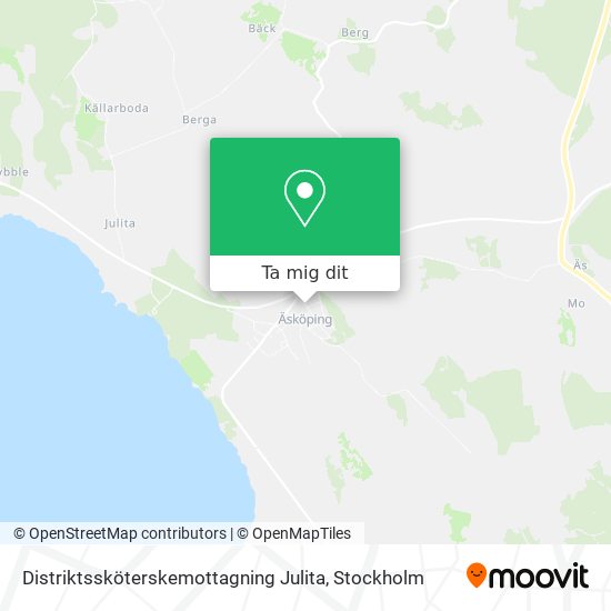 Distriktssköterskemottagning Julita karta