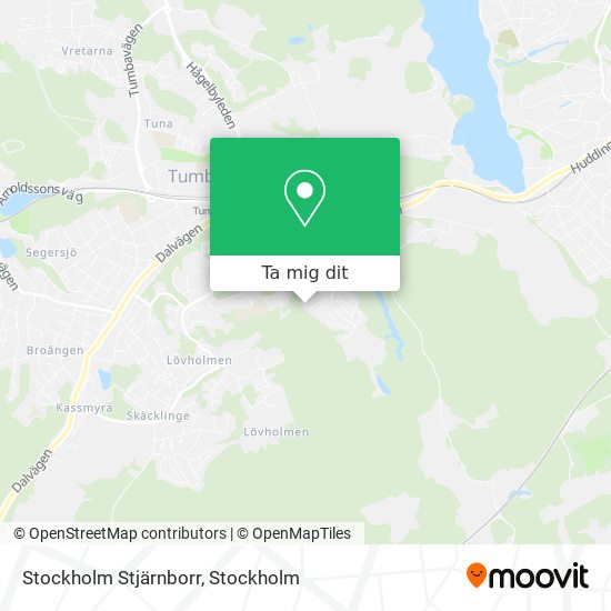 Stockholm Stjärnborr karta