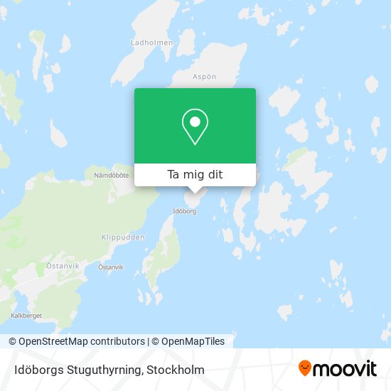 Idöborgs Stuguthyrning karta