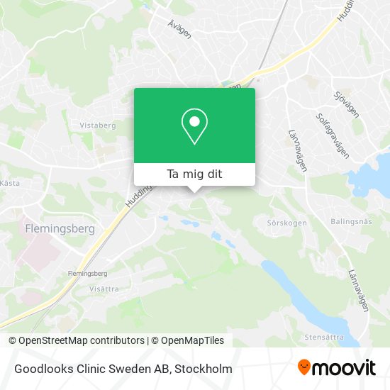 Goodlooks Clinic Sweden AB karta