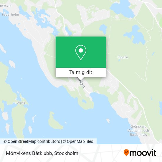 Mörtvikens Båtklubb karta