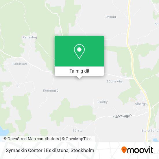 Symaskin Center i Eskilstuna karta