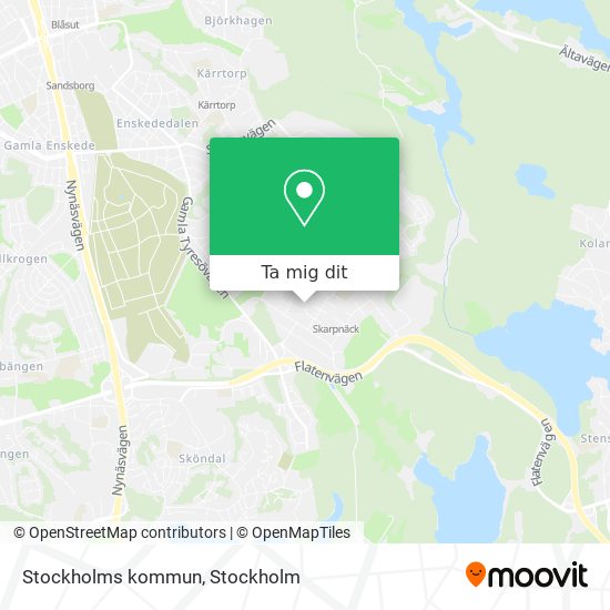 Stockholms kommun karta