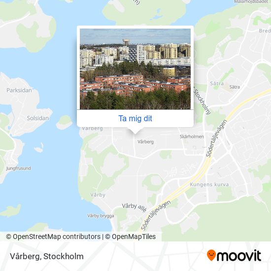 Vårberg karta