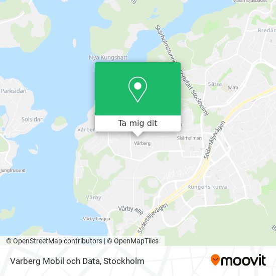 Varberg Mobil och Data karta