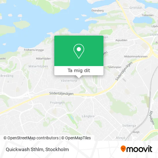 Quickwash Sthlm karta