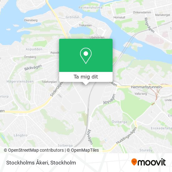 Stockholms Åkeri karta