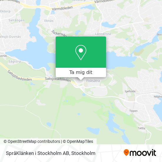 SpråKlänken i Stockholm AB karta