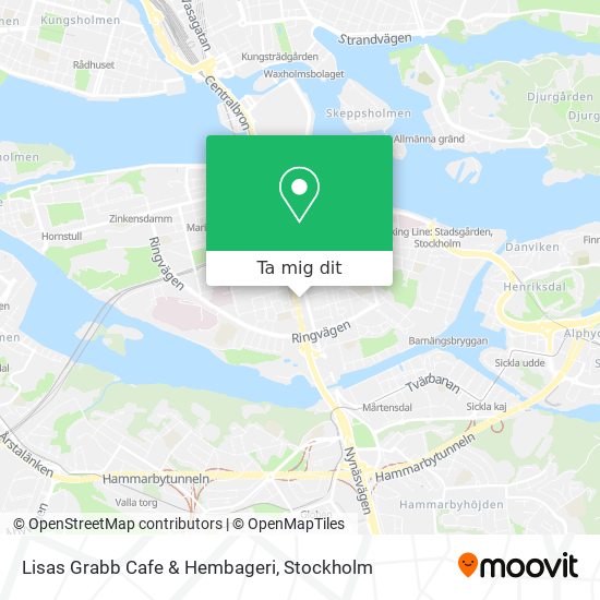 Lisas Grabb Cafe & Hembageri karta