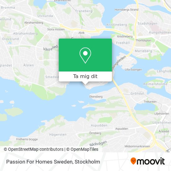 Passion For Homes Sweden karta