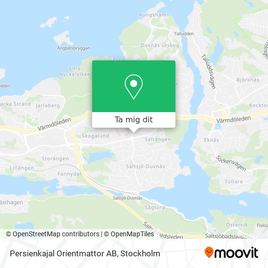 Persienkajal Orientmattor AB karta