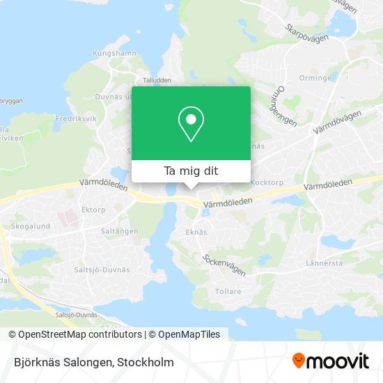 Björknäs Salongen karta