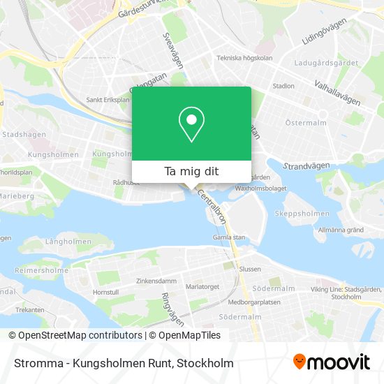 Stromma - Kungsholmen Runt karta