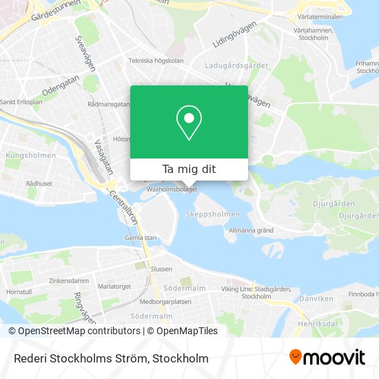 Rederi Stockholms Ström karta