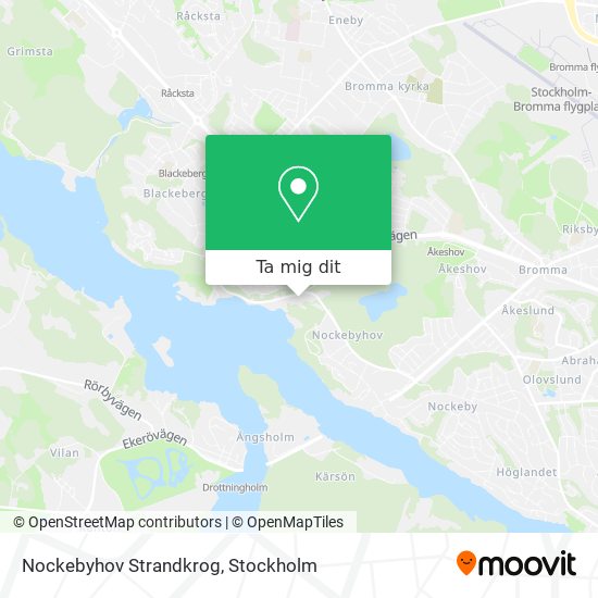 Nockebyhov Strandkrog karta