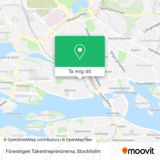 Föreningen Takentreprenörerna karta