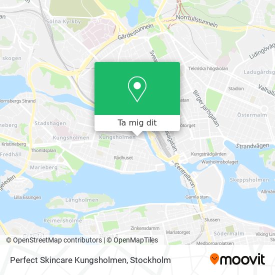 Perfect Skincare Kungsholmen karta