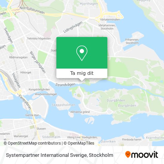 Systempartner International Sverige karta