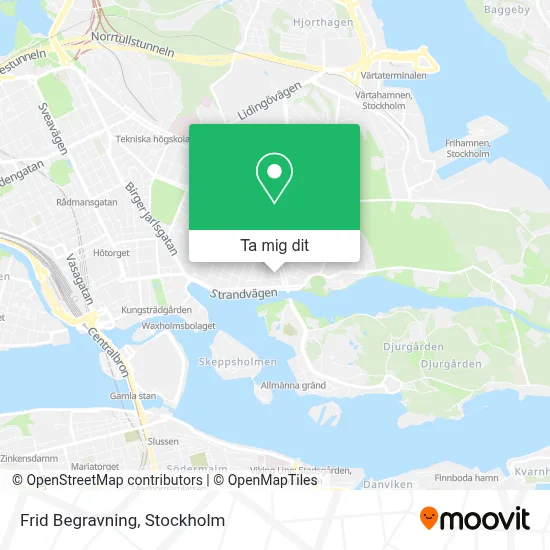 Frid Begravning karta