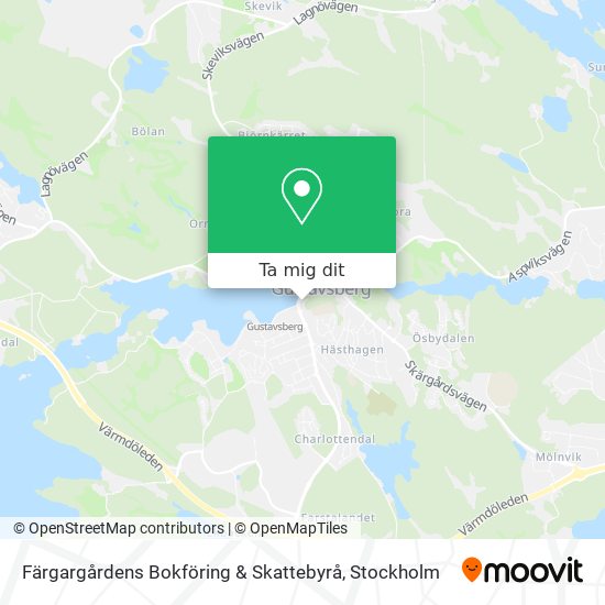 Färgargårdens Bokföring & Skattebyrå karta