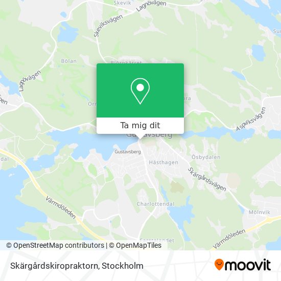 Skärgårdskiropraktorn karta