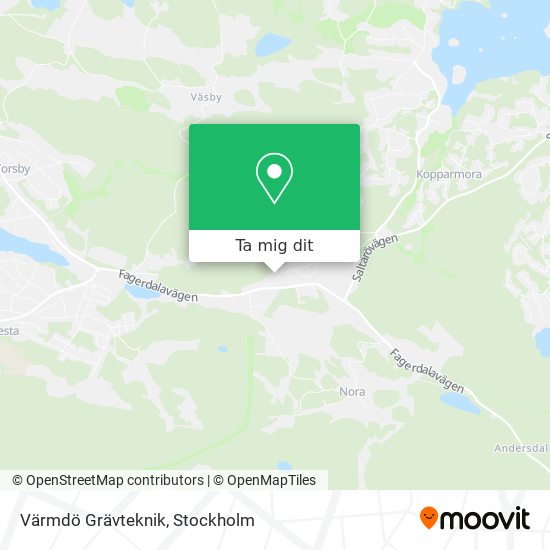 Värmdö Grävteknik karta