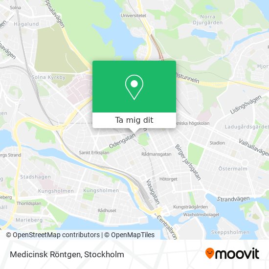 Medicinsk Röntgen karta