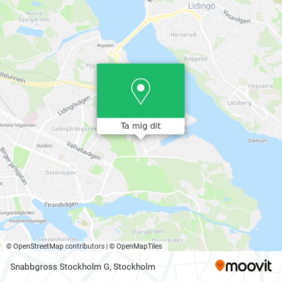 Snabbgross Stockholm G karta