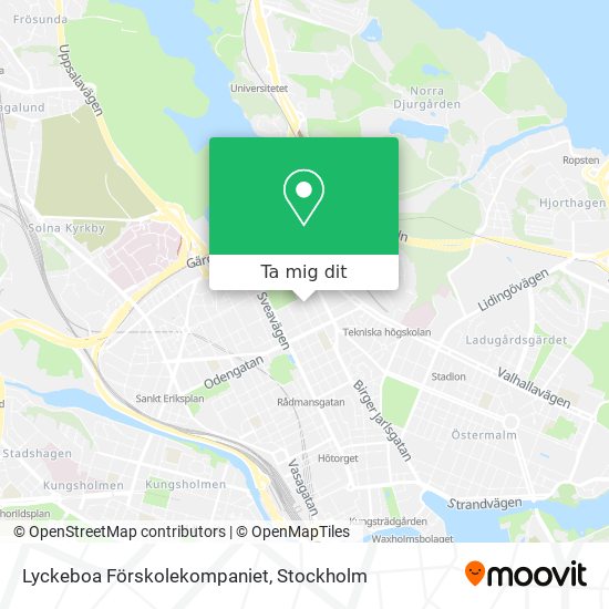 Lyckeboa Förskolekompaniet karta