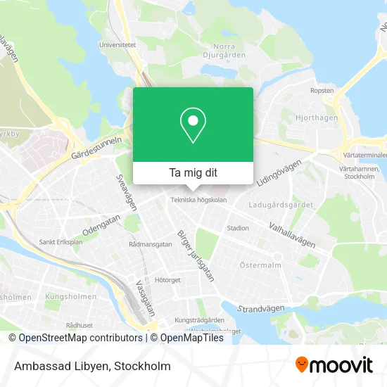 Ambassad Libyen karta