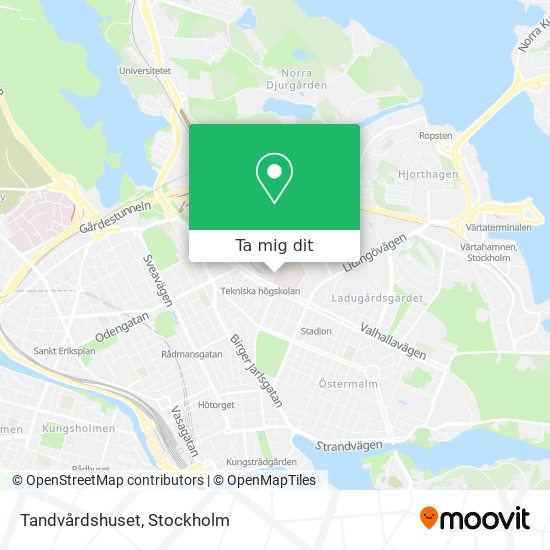 Tandvårdshuset karta