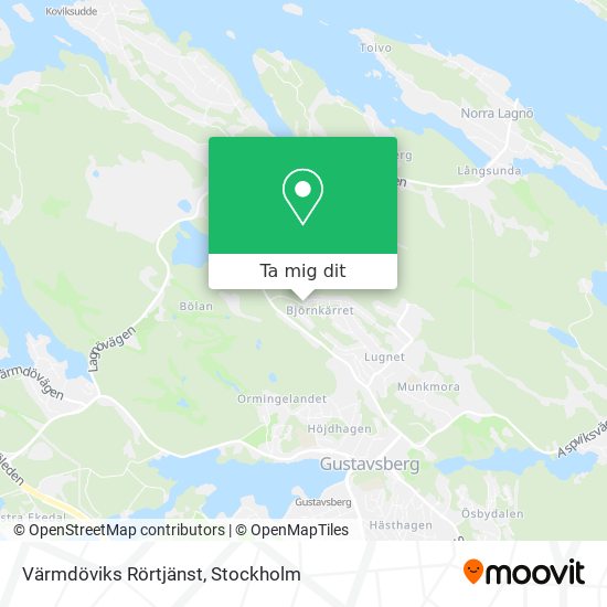 Värmdöviks Rörtjänst karta