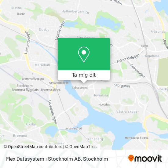 Flex Datasystem i Stockholm AB karta