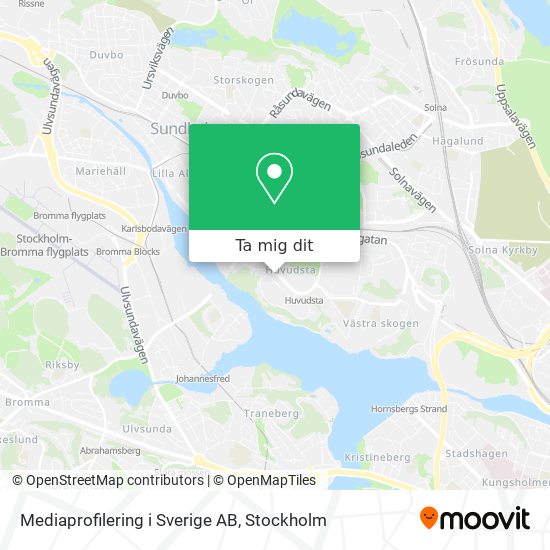 Mediaprofilering i Sverige AB karta